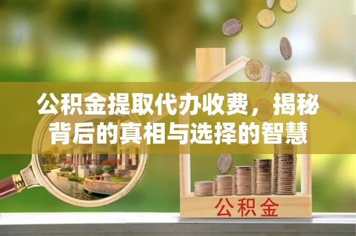 成华公积金提取代办收费，揭秘背后的真相与选择的智慧
