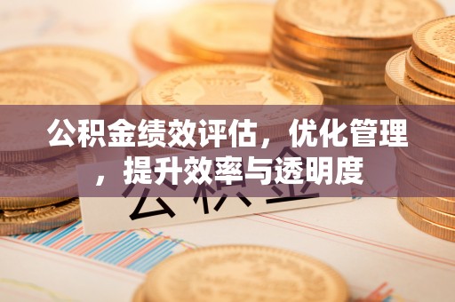 成华公积金绩效评估，优化管理，提升效率与透明度