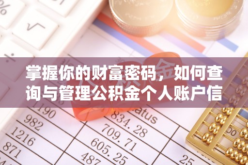 成华掌握你的财富密码，如何查询与管理公积金个人账户信息
