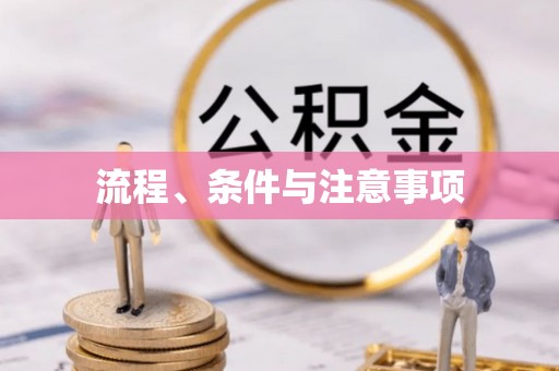 成华流程、条件与注意事项